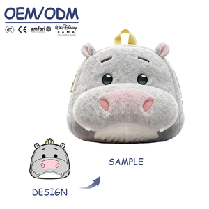 Phim hoạt hình tùy chỉnh túi sang trọng cho các trường học Ba lô túi dễ thương trẻ em túi nhỏ sang trọng Ba lô tùy chỉnh sang trọng Ba lô - Product Image 2