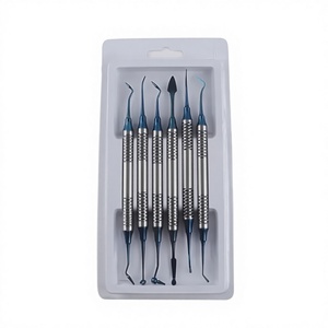 Espátulas de Resina Dental para Rellenos de Composite, Cabeza de Acero Inoxidable, Mango Grueso Ergonómico, Manual, Reutilizable, para <span class=keywords><strong>Ortodoncia</strong></span> - Product Image 3
