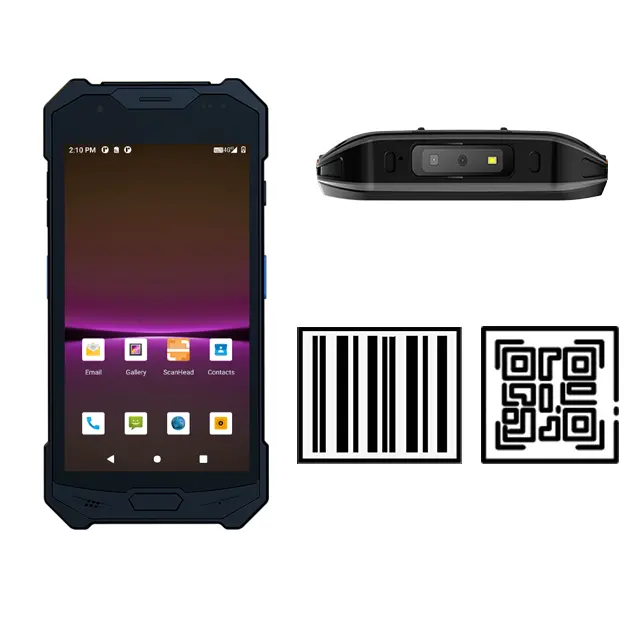 mobile computer PDA Android 11 industry rugged PDAs data collector Octa Core 4G NFC warehouse logistics barcode scanner PDA