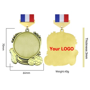 Trofeos Deportivos de Metal para Premios de Carreras y Juegos, Medalla de Diseño Personalizado para el Jugador del Partido, Hombre del Partido, Liga de Campeones, Fútbol - Product Image 2