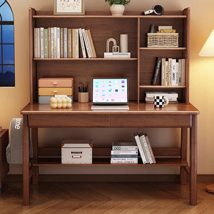 Bureau en bois massif de style vintage avec beaucoup de rangement Design français de luxe <span class=keywords><strong>pour</strong></span> le travail de bureau écriture et <span class=keywords><strong>lecture</strong></span> dans la chambre à coucher et l'étude - Product Image 3