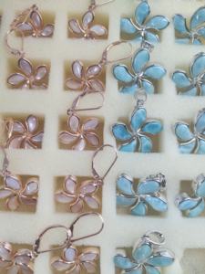 Venta de tienda de fábrica Venta al por mayor Ropa y joyería Larimar facetado Mar A Lago Larimar Diseñador Joyería - Product Image 4