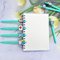 Stylos Bille Créatifs en PVC Souple à Thème Médical de Dessin Animé, Mignons, Portables et Fluide, Idéaux pour Étudiants et Bureaux, Parfaits pour les Infirmières