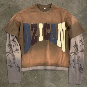 COTTON DOUBLE SLEEVE T-SHIRT/Tシャツ Double Sleeve T-Shirt: Style & Comfort