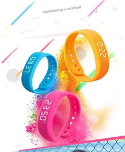 سوار ذكي بشاشة OLED رقمية، تذكير بالاهتزاز مع منبه اهتزازي ومقاومة للماء، للساعات الذكية وأساور التنبيه الاهتزازية - Product Image 6