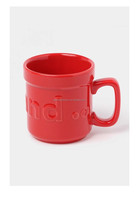 Tasse à café rétro unique en relief, tasse à café en céramique rouge brun blanc avec LOGO en relief comme cadeau de promotion d'entreprise souvenir
