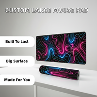 Tapis de souris de jeu surdimensionné personnalisé en vente chaude en Chine, 900x400mm, base en caoutchouc antidérapante, tissu imperméable