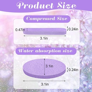 Hot Selling Compressed <b>Sponge</b> Compressed <b>Exfoliating</b> Cleansing Facial <b>Sponge</b> Compressed Facial <b>Sponges</b> for Facial - Product Image 3