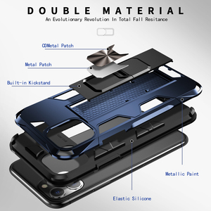 LeYi Magnétique Car Mount Function Hybrid Built-in Kickstand Hard Phone Case pour <span class=keywords><strong>iPhone</strong></span> <span class=keywords><strong>11</strong></span> 17 Pro Shockproof Case - Product Image 3