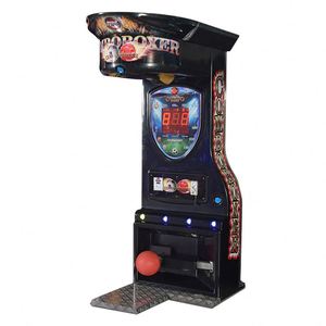 Machine de jeu d'arcade électronique de luxe Big Punch Deluxe Boxing, machine de sport d'intérieur à monnayeur en métal - Product Image 6