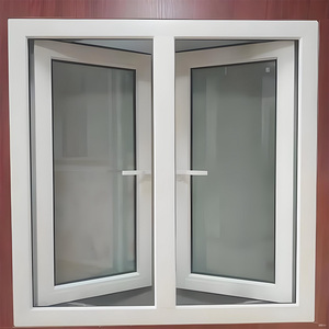 หน้าต่างบานเปิดแบบ UPVC เกรดเชิงพาณิชย์ กระจก Low-E กันเสียง กันน้ำ กันลม - Product Image 3