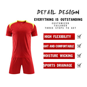 All'ingrosso divise da <span class=keywords><strong>calcio</strong></span> da <span class=keywords><strong>uomo</strong></span> ad asciugatura rapida di alta qualità, maglie da <span class=keywords><strong>calcio</strong></span> personalizzate per la casa e la trasferta, abiti estivi da <span class=keywords><strong>uomo</strong></span> - Product Image 2