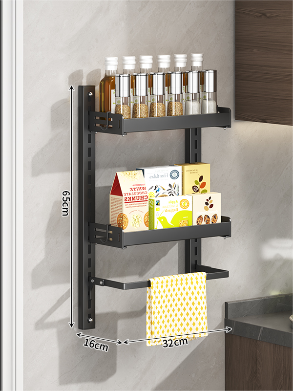 Black+(2 layers + 1 enclosure) + 4 hooks