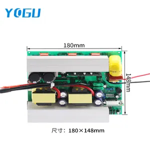 YOGU 2023最新型号中国制造200W AC220V DC12V 24v路灯电源逆变器pcb板