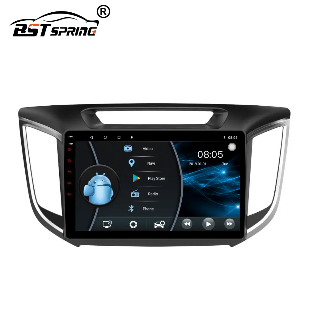 Marlbostar — autoradio 10.1 ", dvd, navigation Gps, lecteur vidéo, multimédia, pour voiture Hyundai Creta Ix25 (2014, 2015, 2016)