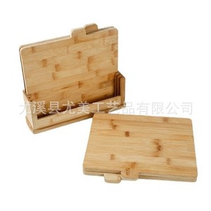 Combination cutting board <b>set</b> for home use, antibacterial and mildew-resistant bamboo cutting board, baby food and fruit - Product Image 4