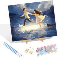 Kit numérique XIXI Manuel 2023 – Peinture par numéros personnalisée, paysage sur toile, fait main – Meilleure vente