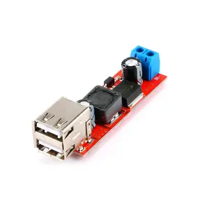 DC 6V-40V To 5V 3A Double USB Charge DC-DC Step-down Converter Power Charging Module For Vehicle Charger LM2596 Dual USB