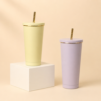 Gobelet à café isotherme en acier inoxydable personnalisé, vente en gros, tasse à café isolée sous vide pour le voyage