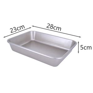 Plat à rôtir moderne de luxe en acier au carbone, revêtement antiadhésif épais, écologique, 28x23x5cm, grand plat à four pour lasagnes - Product Image 2