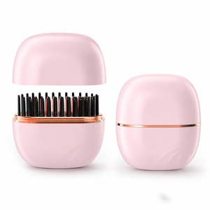 Cepillo Eléctrico Inalámbrico Mini de Doble Uso, Nuevo Alisador Portátil con Calentamiento y Carga, Peine para Cabello Liso - Product Image 1