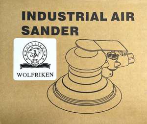 Sander orbital aléatoire pneumatique industriel de 5 pouces, outil léger pour la finition des meubles, de l'automobile et des métaux - Product Image 3