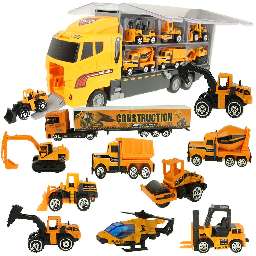 店じまいCrashtan トラックとキャリア おもちゃ Realistic logs and even a driver! Tomica The Truck