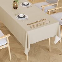 Nappe en cuir texturé, imperméable, anti-taches, style minimaliste, pour cuisine, salle à manger, maison, vente en gros