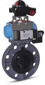 Van bướm với bộ truyền động piston khí nén để tăng cường kiểm soát - Product Image 5