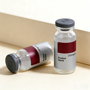 Etichette per Fiale di Peptidi a Doppio Strato, Resistenti all'Olio, Adesivi Personalizzati per Bottiglie Farmaceutiche - Product Image 1