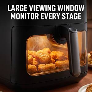 Freidora de Aire Inteligente WiFi de 4L con Gran Ventana de Visualización, 12 Programaciones Preestablecidas, Control Táctil Digital, Cocina Saludable sin Aceite, Control por Aplicación - Product Image 4