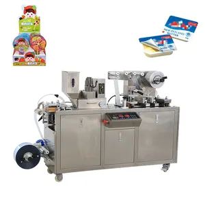 Mini Automatische Liquid Thermoformable Plastic Blisterverpakking Machine Kaart + Blister + Kaart Afdichting Olie Snoep Pasta Honing
