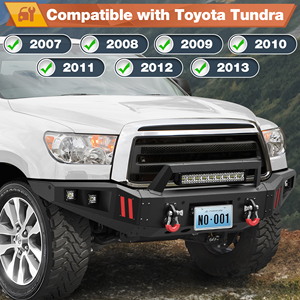 Accessoires tout-terrain ULON, pièces de carrosserie en acier pour camion <span class=keywords><strong>4x4</strong></span>, pare-chocs avant avec <span class=keywords><strong>treuil</strong></span>, kit de carrosserie de rechange pour Toyota Tundra 2007-2013 - Product Image 4