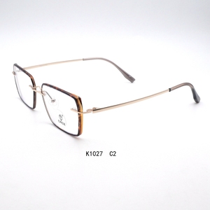แว่นตา K1027 กรอบโลหะเมมโมรี่ น้ำหนักเบา ทนทาน ทันสมัย ดีไซน์ยืดหยุ่นเพื่อความสบาย - Product Image 6