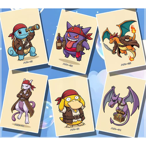 PY POKE ArtBoard Personaje Navidad Regalo para Niños Juego de Mesa Caja Sorpresa Limitada POKE Rayquaza Caja Ciega de Cómics Tarjeta Pokémon Pikachu - Product Image 2