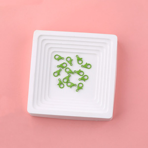 Colored Painted Lobster Buckle Metal Jewelry Finding <b>For</b> Bracelet Making Box Pack 55228 - Product Image 3