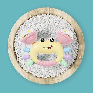 ABS bé cua Rattle đồ chơi cho trẻ sơ sinh giáo dục sớm thông minh Grip cua hình đồ chơi trẻ sơ sinh của cậu bé cầm tay Đồ chơi Bộ Quà Tặng - Product Image 1