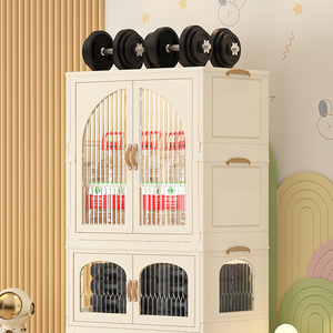 <span class=keywords><strong>Armadio</strong></span> Pieghevole Industriale Moderno Organizzatore per Vestiti dei Bambini Guardaroba Portatile in Plastica per Neonati - Product Image 4