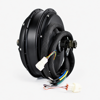 Kit de conversion de moto électrique avec moteur moyeu 5000W, moteur de roue sans balais sans engrenage à enroulement 3T avec contrôleur à écran LCD couleur