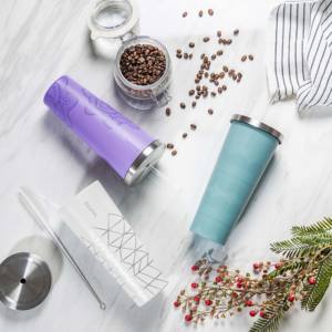 Vasos de acero inoxidable de doble pared sin BPA personalizados al por mayor, tazas Premium para bebidas calientes y frías - Product Image 6