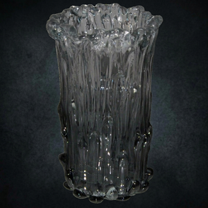 Lámpara de Techo Tammaro Home Drip, Cristal de Murano Gris, Decoración de Hogar de Lujo, Diseño Italiano Artesanal Premium - Product Image 1