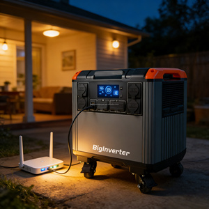 Centrale électrique BIGINVERTER 5000W haute capacité 5000Wh pour camping-car, terrasse extérieure et utilisation d'appareils électroménagers en intérieur - Product Image 5