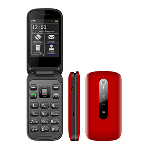 2,8 pulgadas de alta calidad mini teléfono negro rojo Micro Sim GSM <span class=keywords><strong>flip</strong></span> teléfono móvil soporte 3G WCDMA 4G LTD teléfono android - Product Image 2