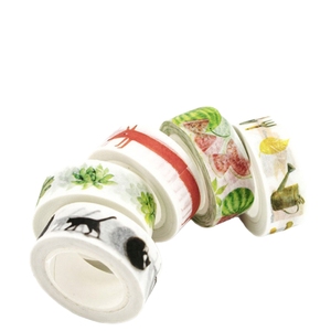 Bán Hot Tùy Chỉnh In Ấn Dính Đóng Gói Trang Trí Hoa <span class=keywords><strong>Washi</strong></span> <span class=keywords><strong>Tape</strong></span> Cho Hộp Quà Tặng - Product Image 2