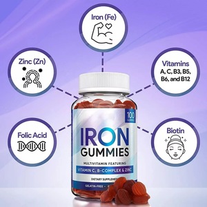 Fabricant de suppléments de fer multivitamines végétaliens Fabricant de suppléments de fer Marque privée OEM - Product Image 2