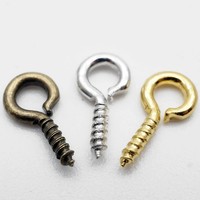 100 mini-œillets à vis dorés pour la fabrication de bijoux DIY