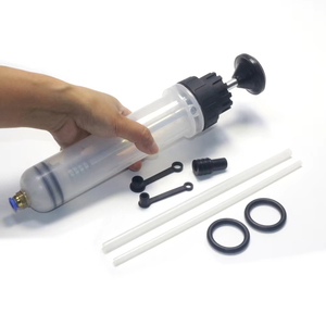 Pompe manuelle de transfert de carburant 200CC avec interrupteur, seringue d'injection et extracteur de liquide d'huile de voiture par aspiration sous vide - Product Image 3
