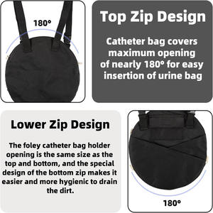 <span class=keywords><strong>Foley</strong></span> ที่คลุมกระเป๋าถุงสวนสำหรับรถเข็นรถเข็นกระเป๋าใส่สายสวนมีช่องเก็บของถุงระบายปัสสาวะ - Product Image 4