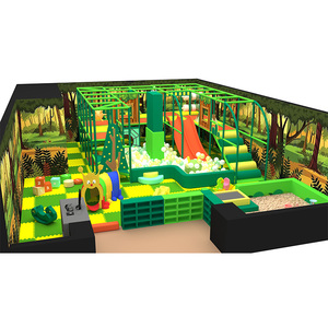 QiaoQiao <span class=keywords><strong>Forest</strong></span>-Theme Full Kids Commercial Soft <span class=keywords><strong>Play</strong></span> Parque de atracciones Indoor Playground Equipment Set - Product Image 1