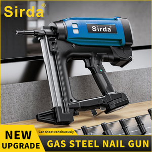Pistola de Clavos Neumática Más Vendida, <span class=keywords><strong>Grapadora</strong></span> Industrial y para Bricolaje de Acero Inoxidable para Carpintería y Concreto - Product Image 5